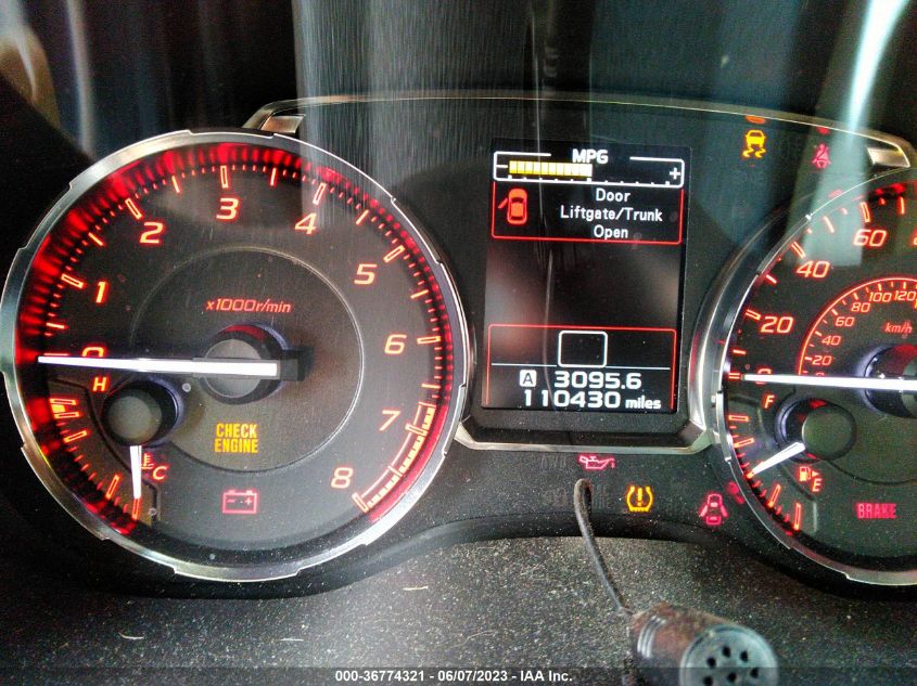 2015 SUBARU WRX - JF1VA1A67F9815804
