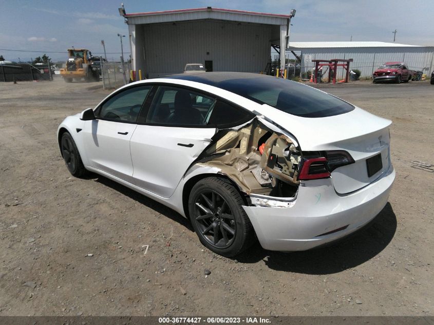 2022 TESLA MODEL 3 LONG RANGE - 5YJ3E1EB5NF184519