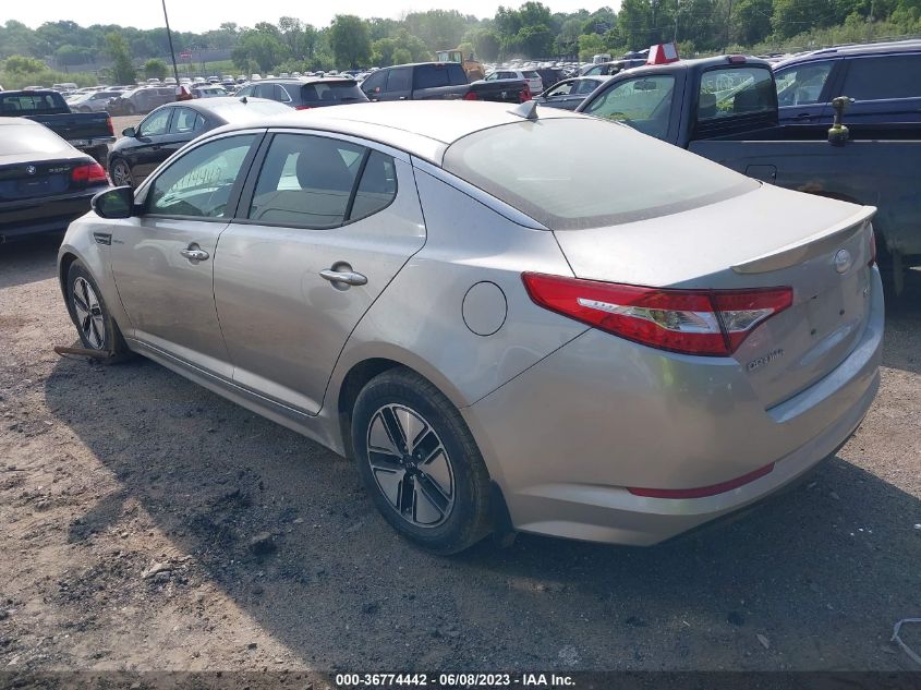 2013 KIA OPTIMA HYBRID LX - KNAGM4AD4D5053995