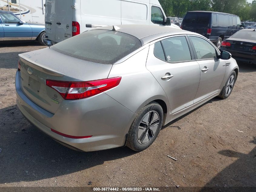 2013 KIA OPTIMA HYBRID LX - KNAGM4AD4D5053995