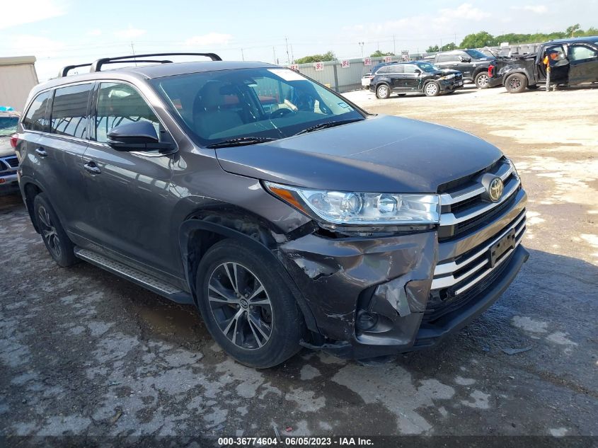 2018 TOYOTA HIGHLANDER LE/LE PLUS - 5TDZZRFH2JS250207