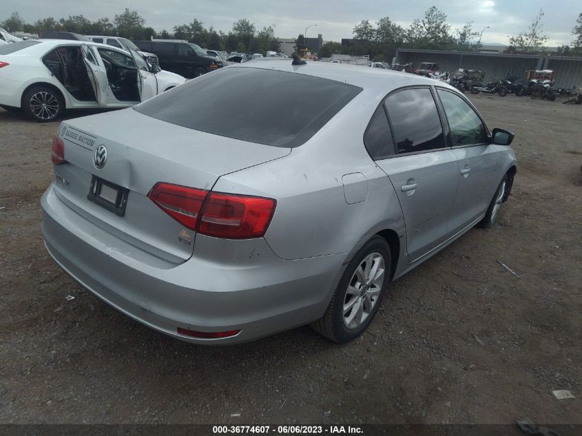 2015 VOLKSWAGEN JETTA SEDAN 1.8T SE - 3VWD17AJ5FM221451