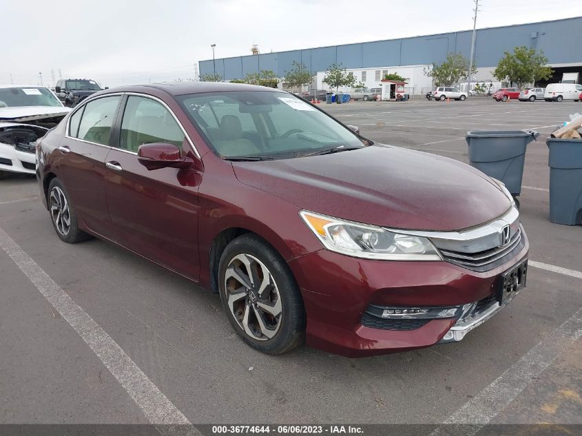 2016 HONDA ACCORD SEDAN EX-L - 1HGCR2F92GA181290
