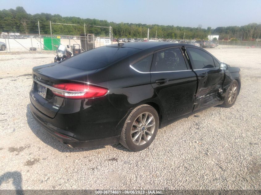 2017 FORD FUSION SE - 3FA6P0HD0HR332342