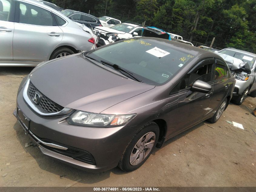 2014 HONDA CIVIC LX - 19XFB2F57EE015225