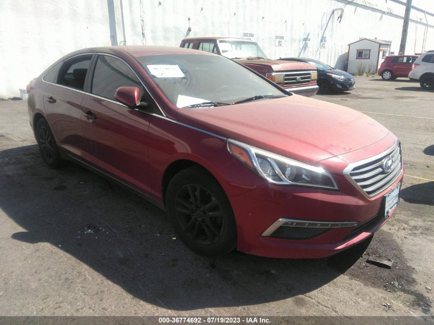 2015 HYUNDAI SONATA SE - 5NPE24AF3FH004596