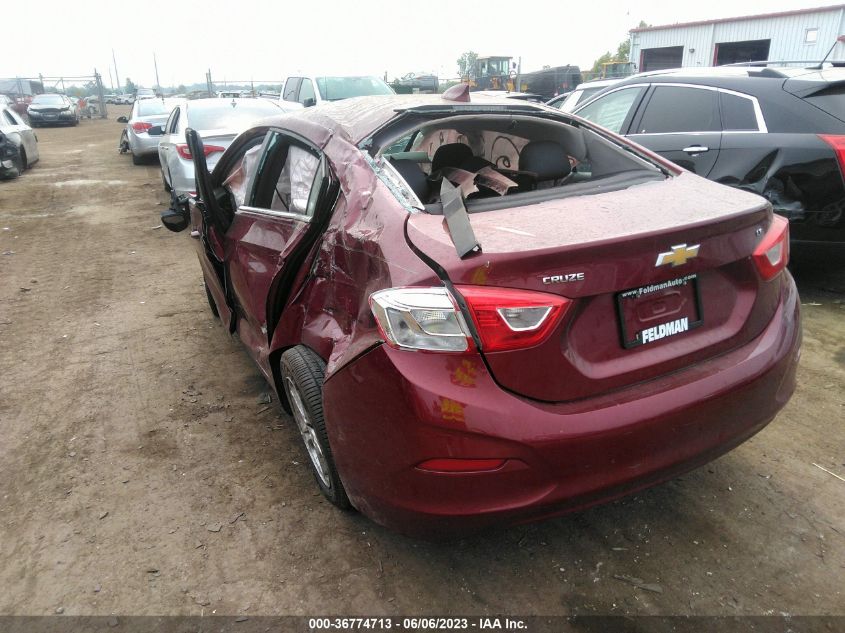 2016 CHEVROLET CRUZE LT - 1G1BE5SM3G7293894