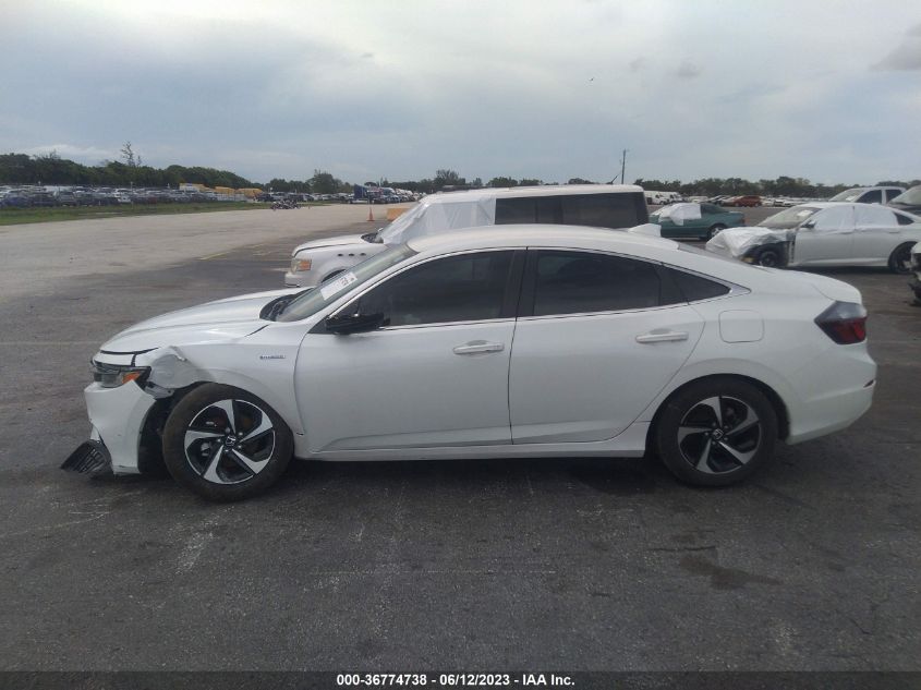 2022 HONDA INSIGHT EX - 19XZE4F58NE013340