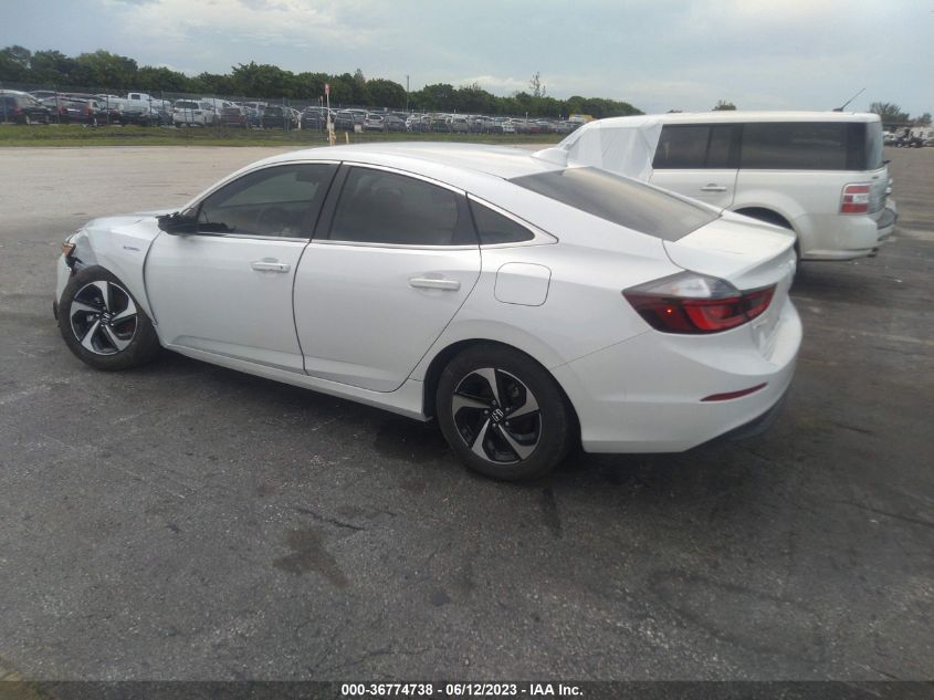 2022 HONDA INSIGHT EX - 19XZE4F58NE013340