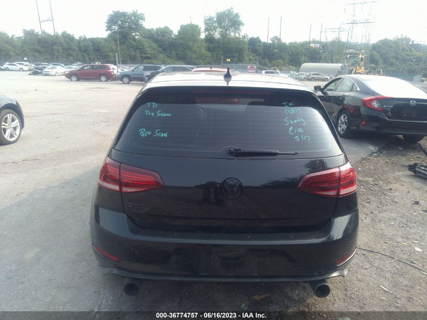 2018 VOLKSWAGEN GOLF GTI S/SE/AUTOBAHN - 3VW447AU2JM293041