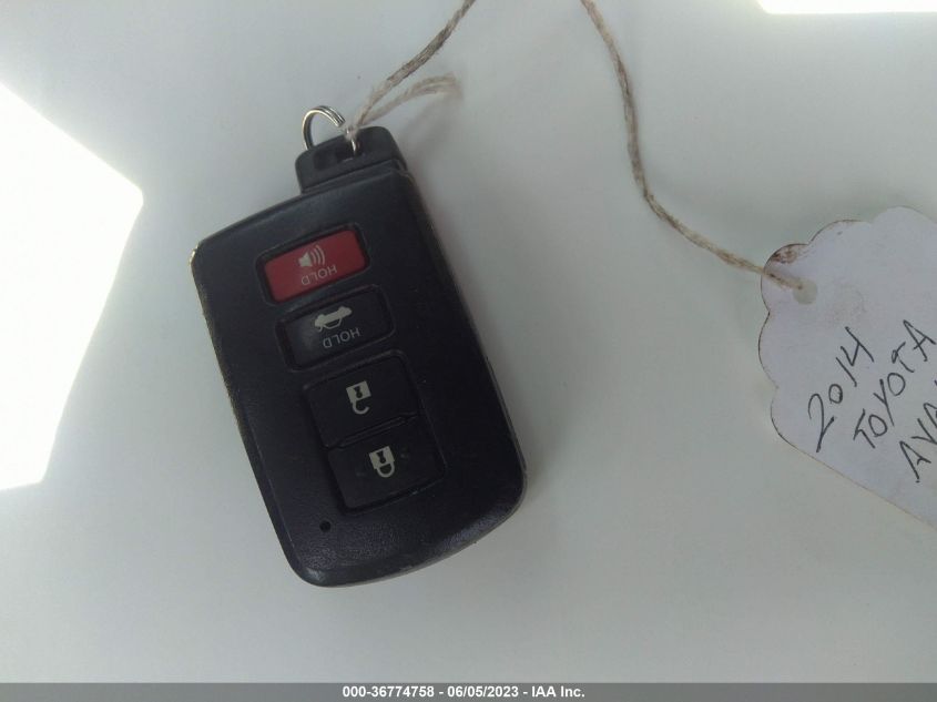 2014 TOYOTA AVALON LIMITED - 4T1BK1EB1EU120954