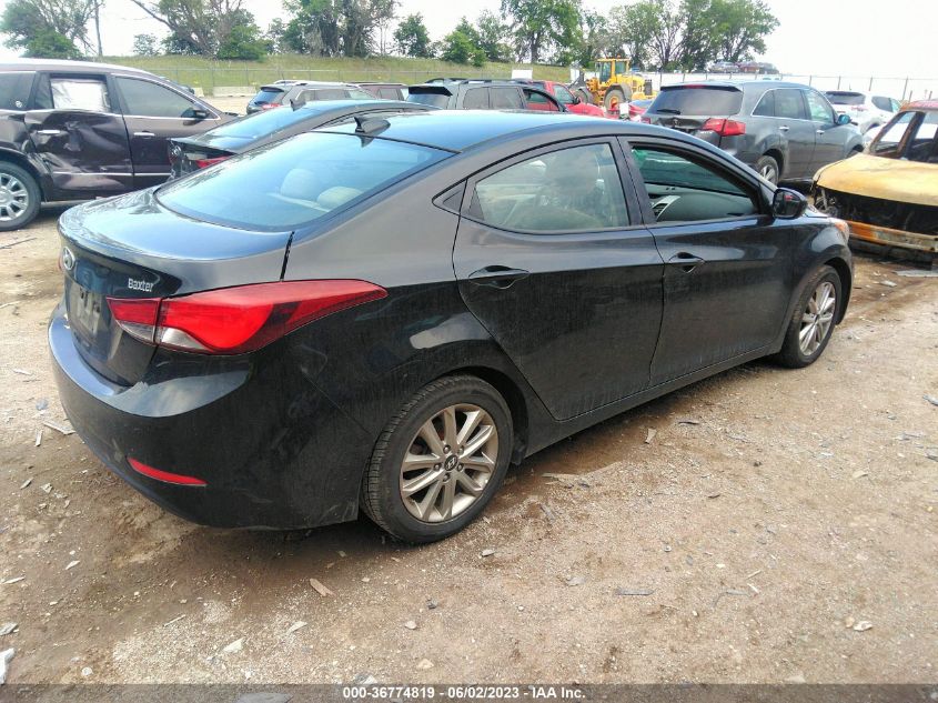 2016 HYUNDAI ELANTRA SE - 5NPDH4AE0GH773463