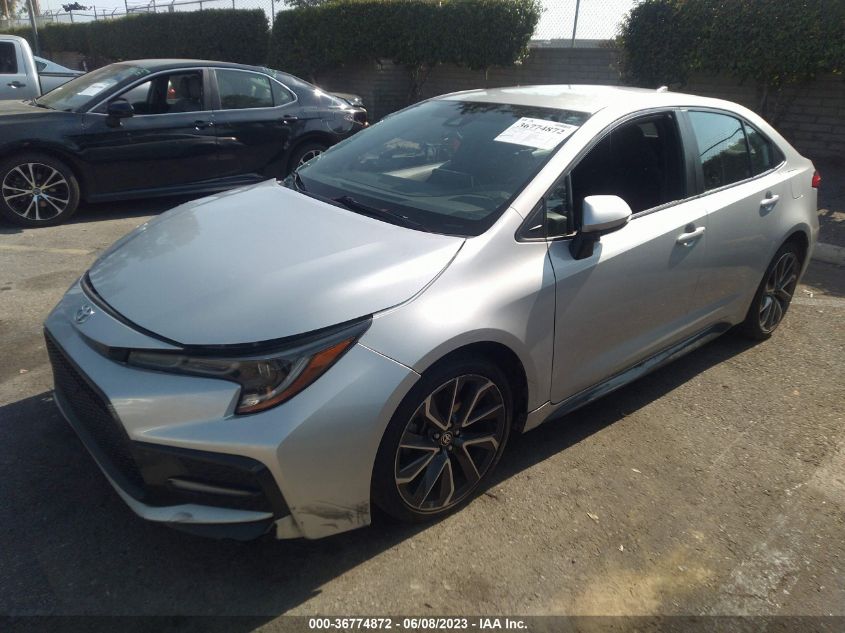 2020 TOYOTA COROLLA SE/NIGHTSHADE - 5YFS4RCE0LP020719