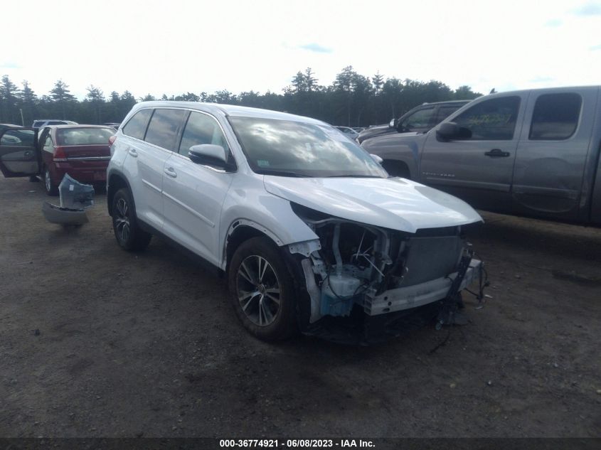 2019 TOYOTA HIGHLANDER LE - 5TDBZRFH8KS744512