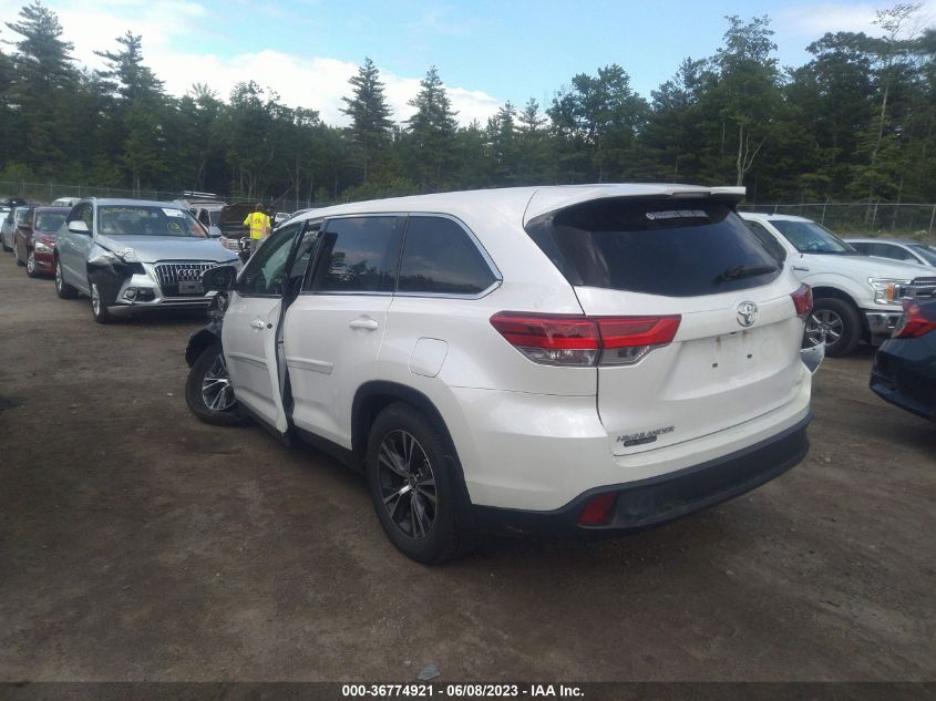 2019 TOYOTA HIGHLANDER LE - 5TDBZRFH8KS744512
