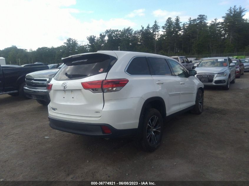 2019 TOYOTA HIGHLANDER LE - 5TDBZRFH8KS744512
