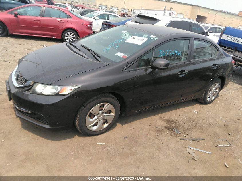 2013 HONDA CIVIC SDN LX - 2HGFB2F51DH599271