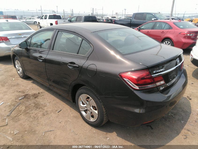 2013 HONDA CIVIC SDN LX - 2HGFB2F51DH599271