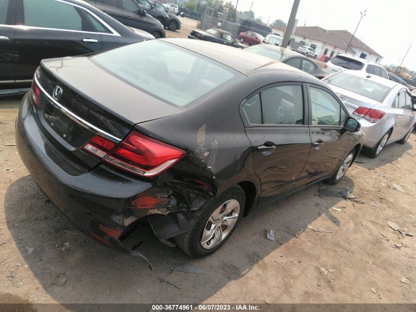 2013 HONDA CIVIC SDN LX - 2HGFB2F51DH599271