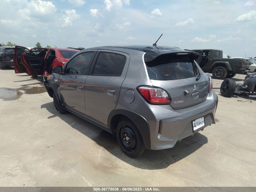 2023 MITSUBISHI MIRAGE BLACK EDITION/SE - ML32AWHJ6PH003442