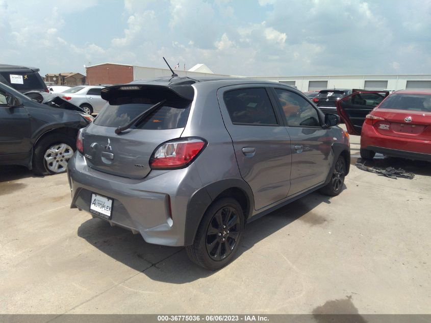 2023 MITSUBISHI MIRAGE BLACK EDITION/SE - ML32AWHJ6PH003442