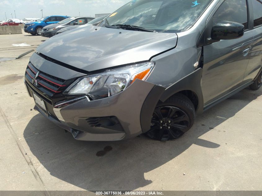 2023 MITSUBISHI MIRAGE BLACK EDITION/SE - ML32AWHJ6PH003442