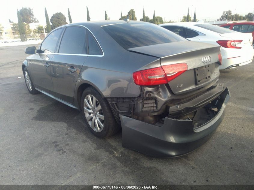 2015 AUDI A4 PREMIUM - WAUBFAFL5FN046219