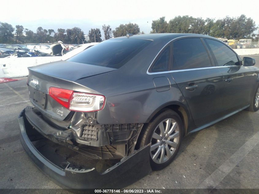 2015 AUDI A4 PREMIUM - WAUBFAFL5FN046219