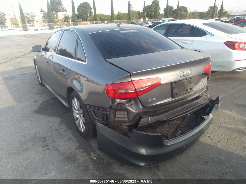 2015 AUDI A4 PREMIUM - WAUBFAFL5FN046219