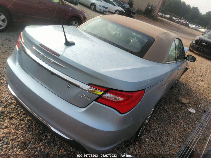2013 CHRYSLER 200 TOURING - 1C3BCBEBXDN526722