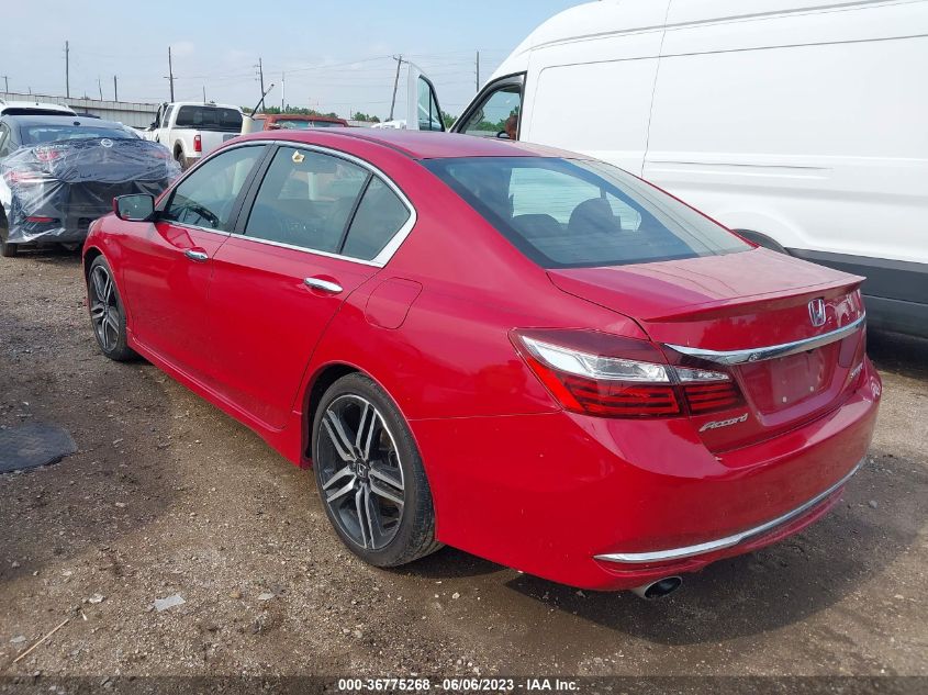 2017 HONDA ACCORD SEDAN SPORT - 1HGCR2F54HA257784
