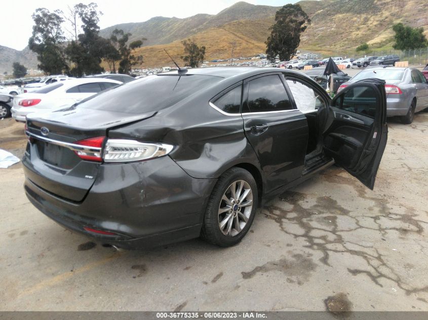 2017 FORD FUSION SE - 3FA6P0H78HR163780