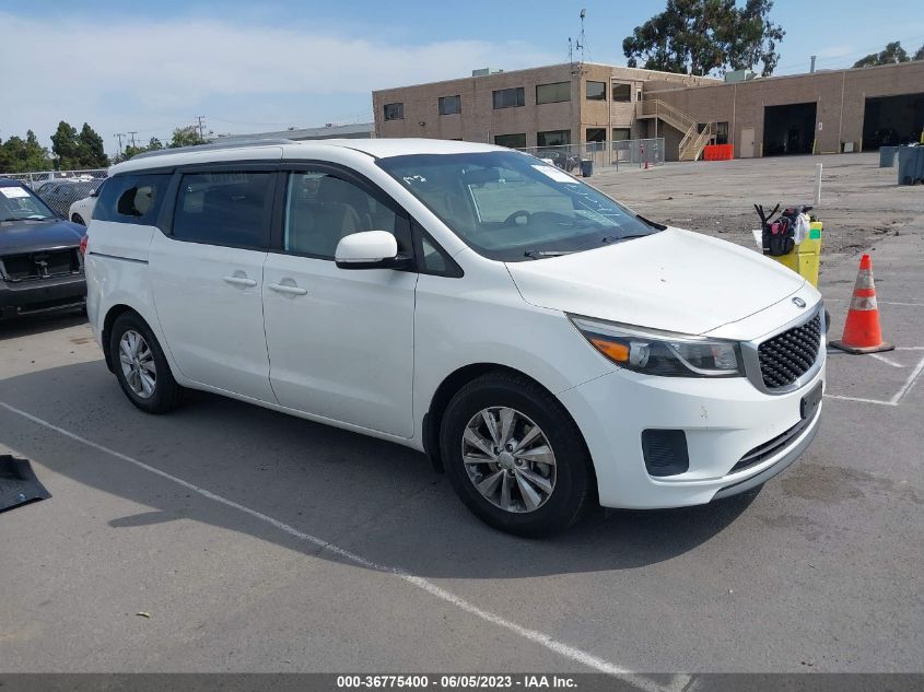 2016 KIA SEDONA LX - KNDMB5C13G6092905