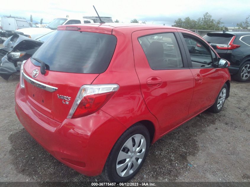 2014 TOYOTA YARIS LE - JTDKTUD3XED581535