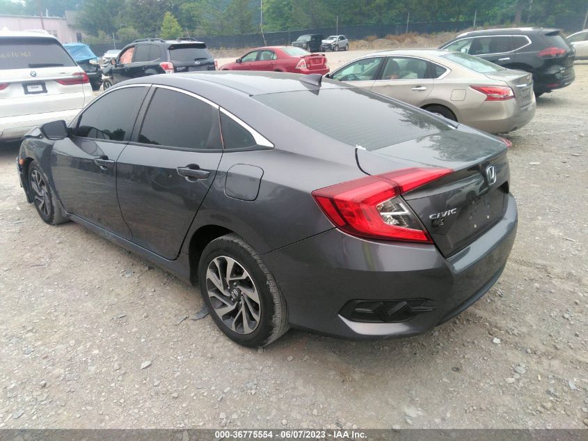 2017 HONDA CIVIC SEDAN EX - 19XFC2F76HE044864