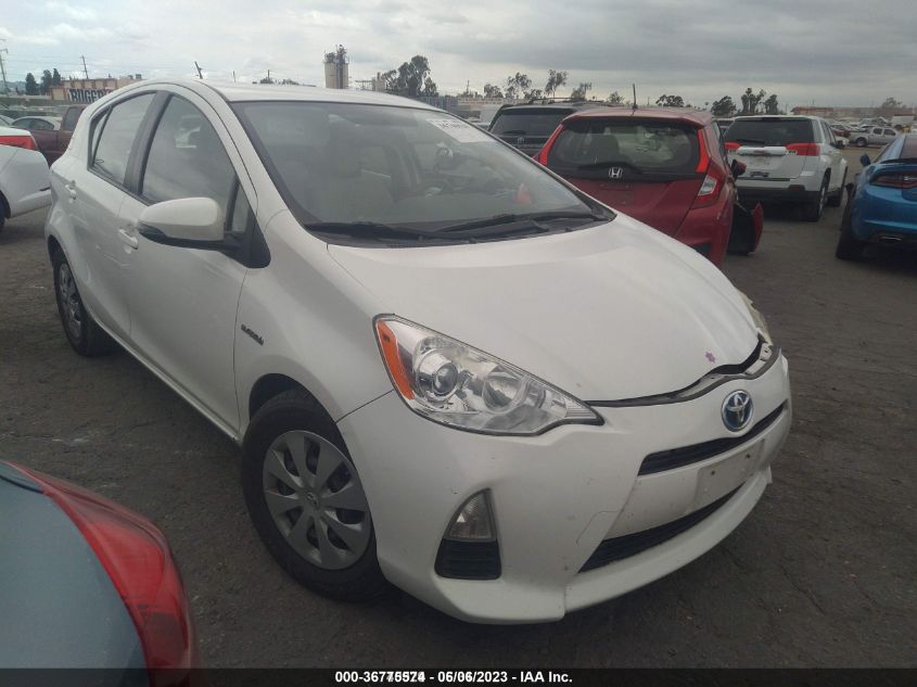 2014 TOYOTA PRIUS C ONE/THREE/TWO/FOUR - JTDKDTB33E1076108