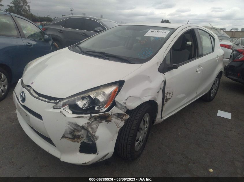2014 TOYOTA PRIUS C ONE/THREE/TWO/FOUR - JTDKDTB33E1076108