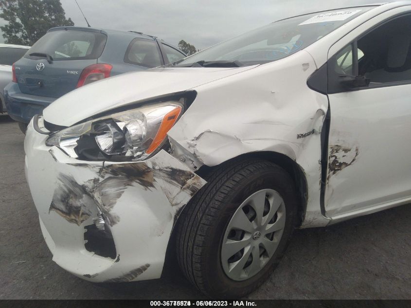 2014 TOYOTA PRIUS C ONE/THREE/TWO/FOUR - JTDKDTB33E1076108
