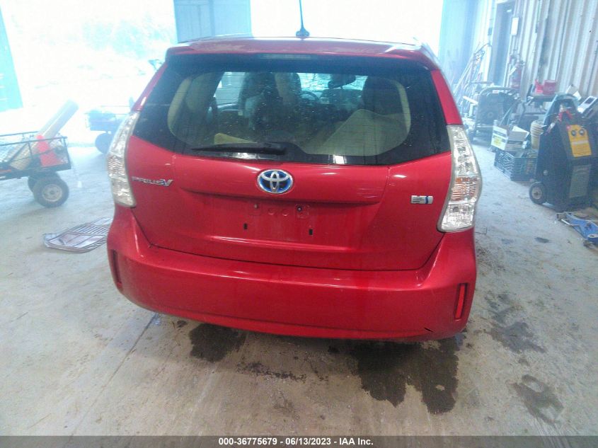 2013 TOYOTA PRIUS V TWO/THREE/FIVE - JTDZN3EU6D3262793