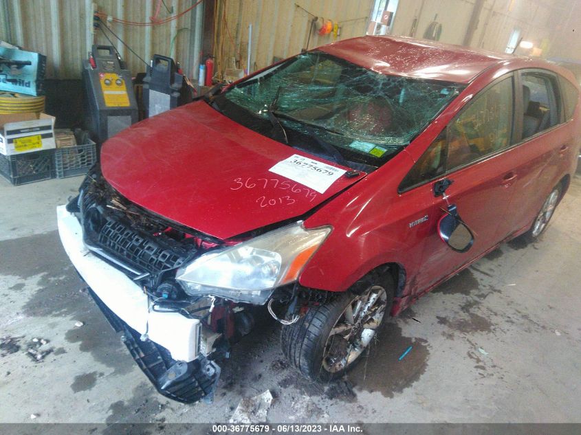 2013 TOYOTA PRIUS V TWO/THREE/FIVE - JTDZN3EU6D3262793