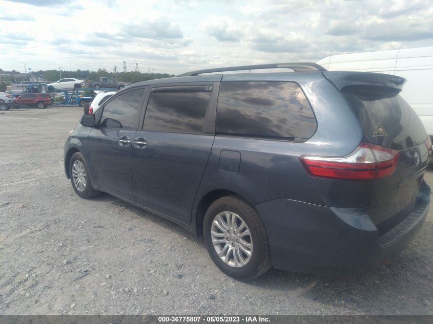 2017 TOYOTA SIENNA XLE AUTO ACCESS - 5TDYZ3DC2HS861123