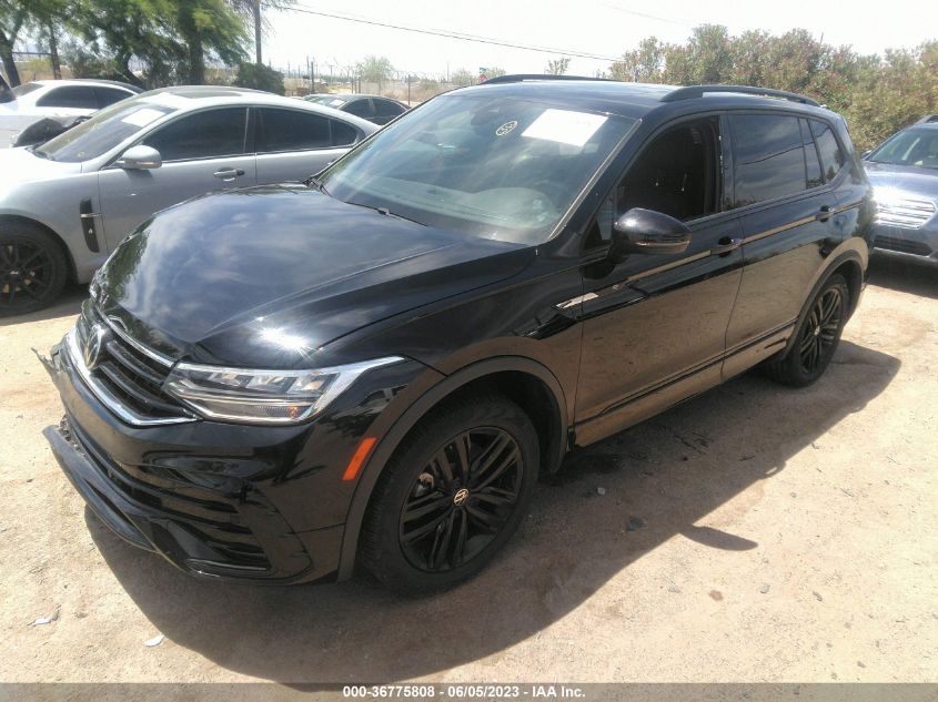 2022 VOLKSWAGEN TIGUAN SE R-LINE BLACK - 3VV8B7AX2NM002047