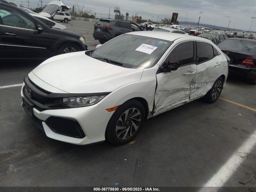 2017 HONDA CIVIC HATCHBACK LX - SHHFK7H29HU411511