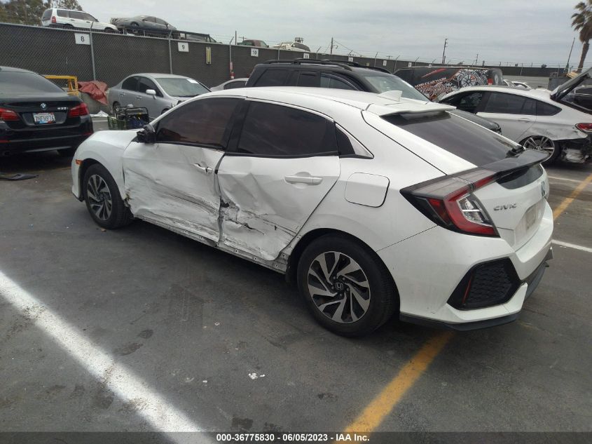 2017 HONDA CIVIC HATCHBACK LX - SHHFK7H29HU411511