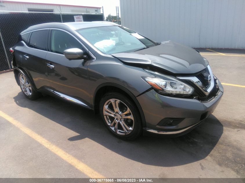 2016 NISSAN MURANO PLATINUM - 5N1AZ2MG8GN124054