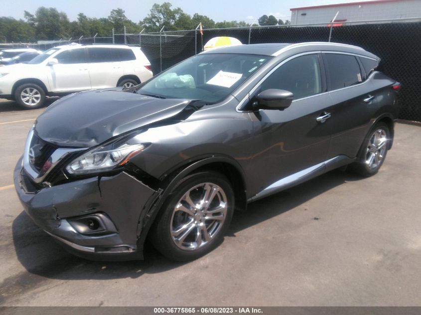 2016 NISSAN MURANO PLATINUM - 5N1AZ2MG8GN124054
