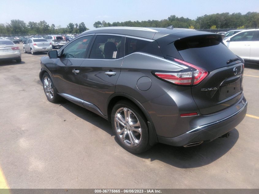 2016 NISSAN MURANO PLATINUM - 5N1AZ2MG8GN124054