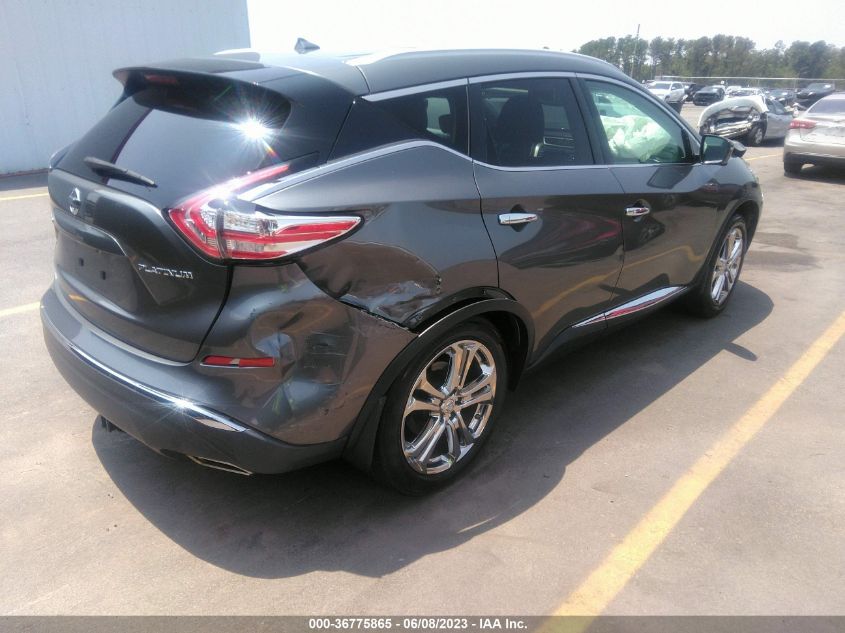 2016 NISSAN MURANO PLATINUM - 5N1AZ2MG8GN124054