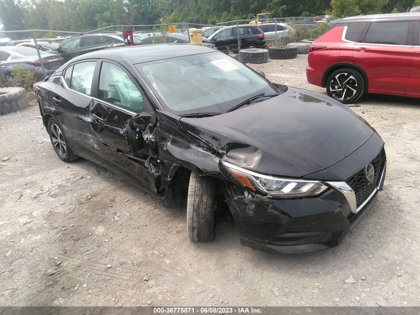 VIN 3N1AB8CV3MY251842 2021 NISSAN SENTRA SV