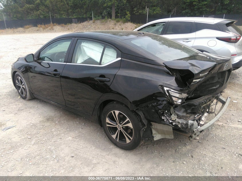 VIN 3N1AB8CV3MY251842 2021 NISSAN SENTRA SV